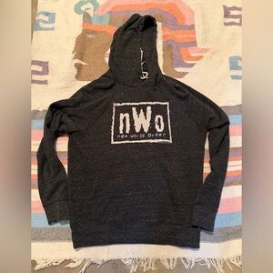 WWE New World Order NWO Black Hoodie WWE Size XL WCW Hulk Hogan